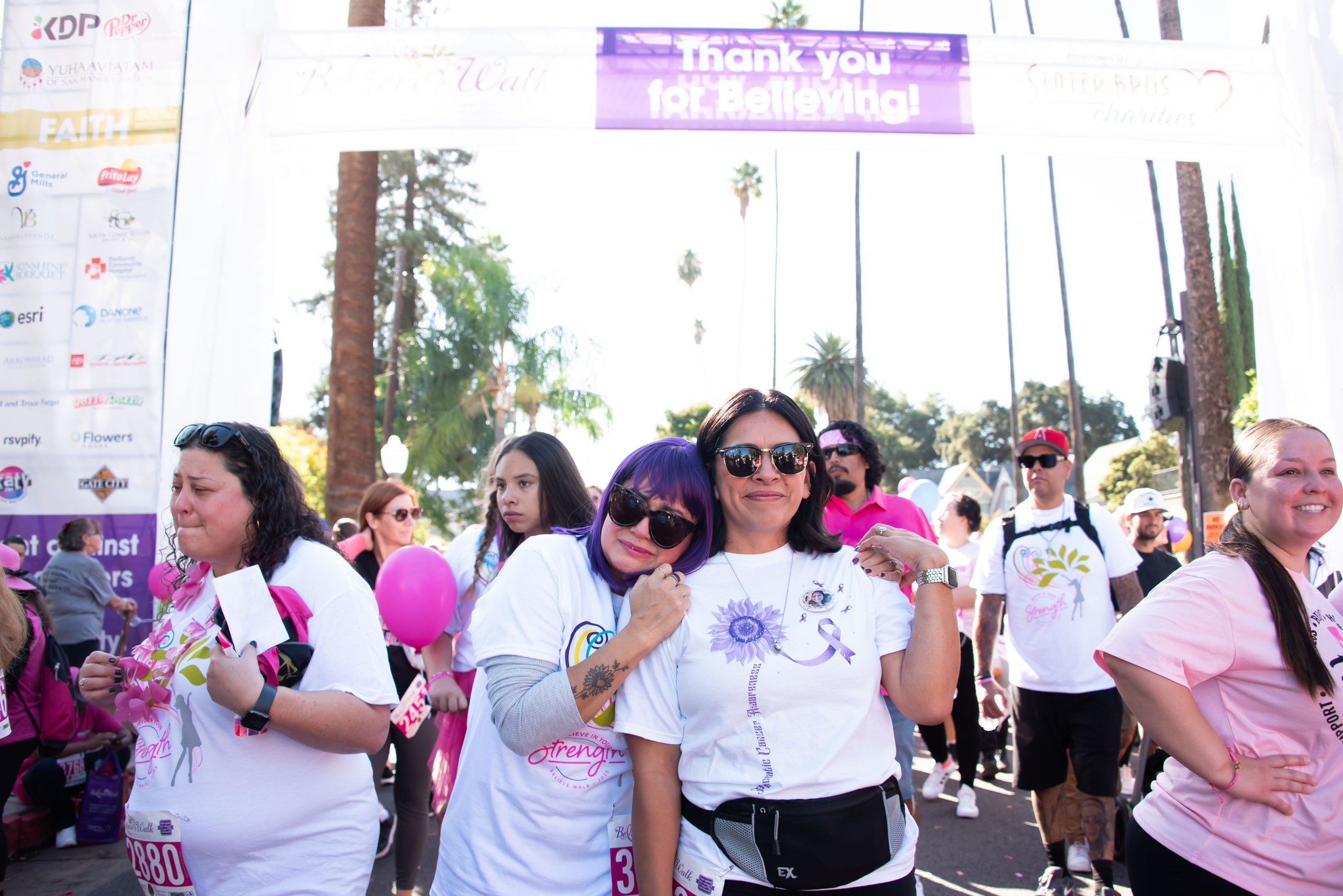 Staff and contractors at work